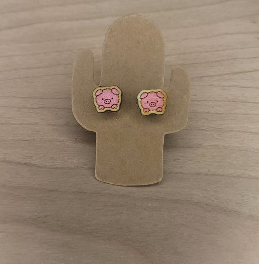 Pig Stud Earrings